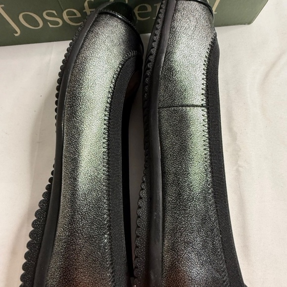 Josef Seidel Womens Pippa 07 Ballet Flats Black & Metallic Shoes EU 36 US 5-5.5 - Picture 12 of 16